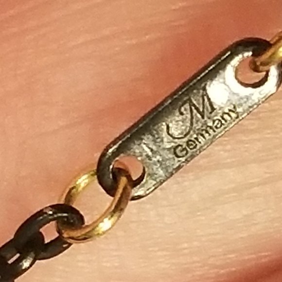 MONICA RICH KOSANN CHANGEABLE DESIGN YOUR OWN 18" 18K GOLD STEEL NECKLACE CHAIN - Picture 3 of 15